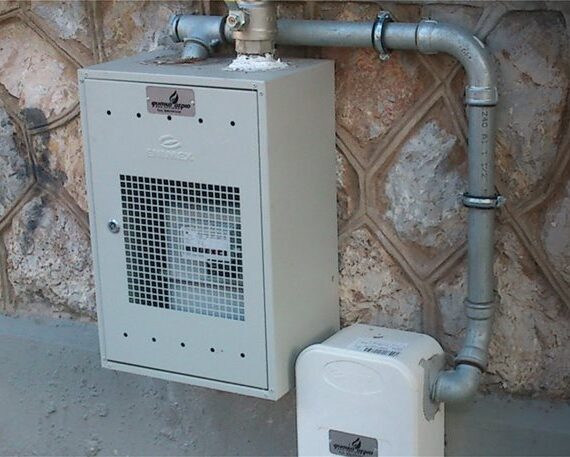 natural gas installation